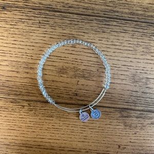 Alex and Ani Clear Beaded Bracelet